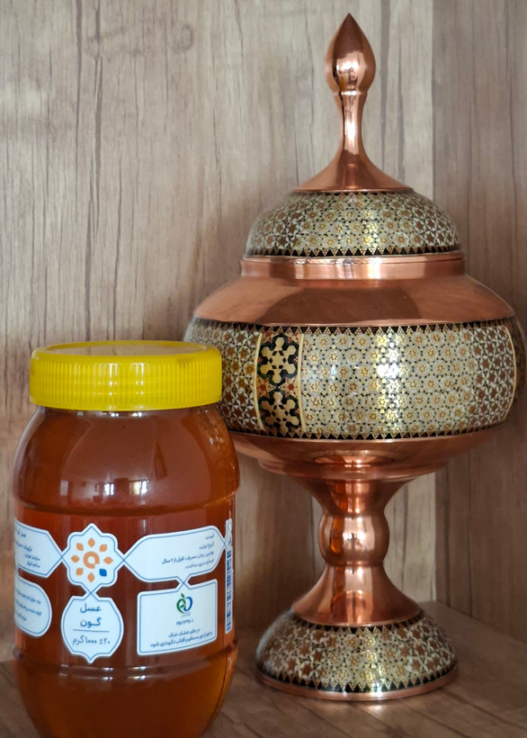 عسل گون ۱ کیلویی- برند آفتاب گستر یزد